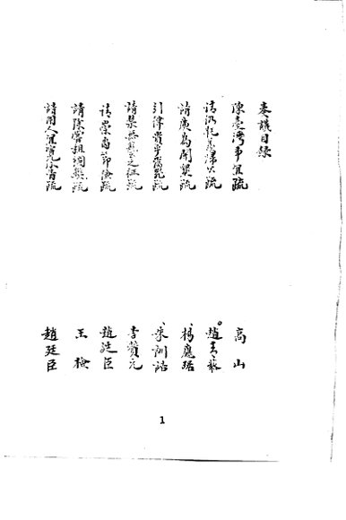 史料六编  清代名臣奏议