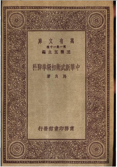 中华新武术初级拳脚科