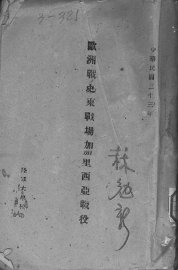 欧洲战史东战场加里西亚战役