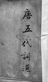 唐五代词选 - 封面图