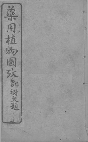 药用植物图考  卷1