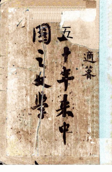 五十年来中国之文学