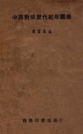 中西对照历代纪年图表